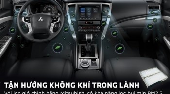 TẬN HƯỞNG KHÔNG KHÍ TRONG LÀNH VỚI LỌC GIÓ ĐIỀU HÒA CHÍNH HÃNG MITSUBISHI CÓ KHẢ NĂNG LỌC BỤI MỊN PM